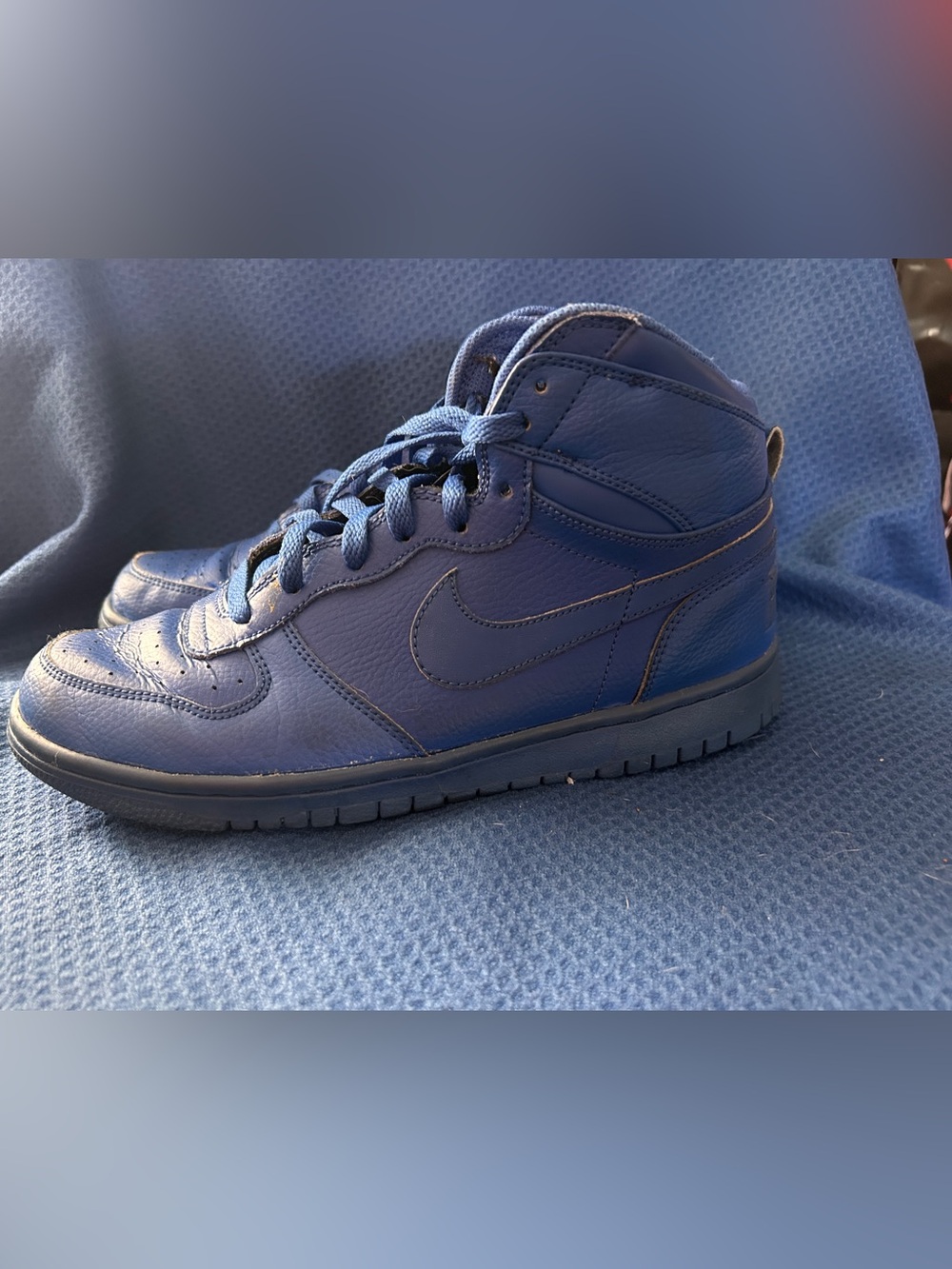 Rare 2016 Big NIke High "Game Royal" basketball sneakers